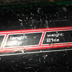 Easton baseball bat 29 inches 21 ounces
